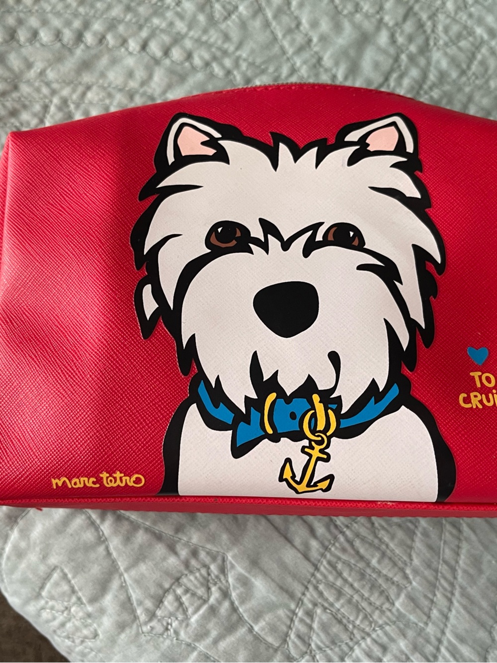 NWOT Marc Tetro Cosmetic Pouch